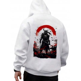 Mens Japanese Ninja Back Print Loose Long Sleeve Hoodies Winter Mens Japanese Ninja Back Print Loose Long Sleeve Hoodies Winter