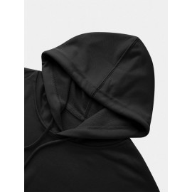 Mens Cartoon Space Astronaut Print Loose Drawstring Hoodies Mens Cartoon Space Astronaut Print Loose Drawstring Hoodies